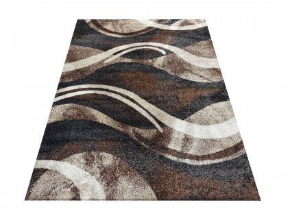 Kusový koberec moderní OTTO 01 hnědý