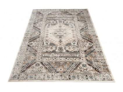 Kusový koberec klasický DUBAI L429B bílý béžový