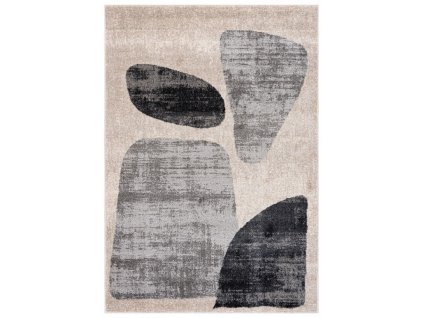 Moderní kusový koberec  LUCY NP21A krémový šedý