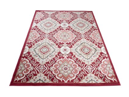 Kusový koberec klasický DUBAI T604A červený