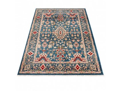 Kusový koberec RIVOLI EE65B Klasický modrý