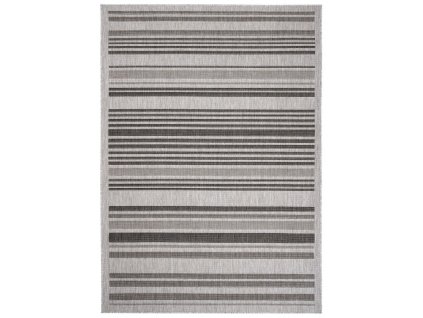 Kusový koberec Sisal MELISSA KL69B Pruhy šedý