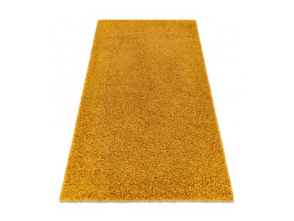 Kusový koberec jednobarevný SOFFI shaggy 5cm žlutý