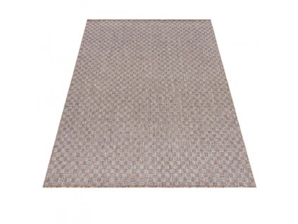 Kusový koberec venkovní VERANDA KM26A Sisalový šedý hnědý