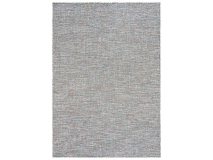 Kusový koberec venkovní VERANDA 6365A Sisalový modrý hnědý