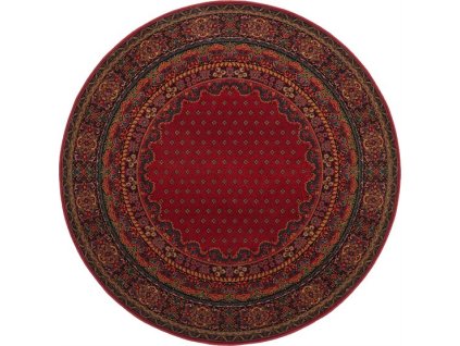 Kulatý koberec vlněný Dywilan Polonia Baron Burgund 2 červený