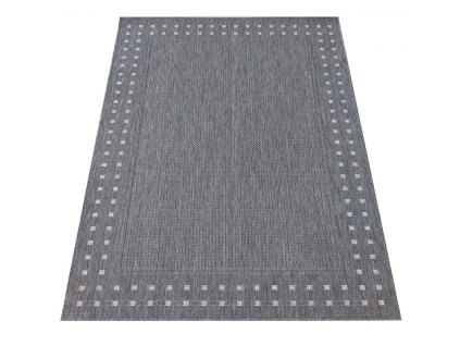 Kusový koberec sysalový oboustranný ZARA 11 Šedý1