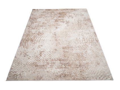 Moderní kusový koberec PORTLAND D161E hnědý bílý