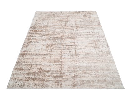 Moderní kusový koberec PORTLAND D177E Abstraktní hnědý bílý