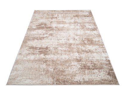 Moderní kusový koberec PORTLAND D163E hnědý bílý
