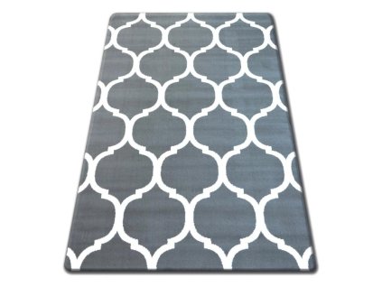 Kusový koberec BCF FLASH TRELLIS šedý