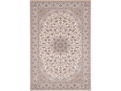 Kusový koberec vlněný Agnella Diamond Damore Alabaster krémový