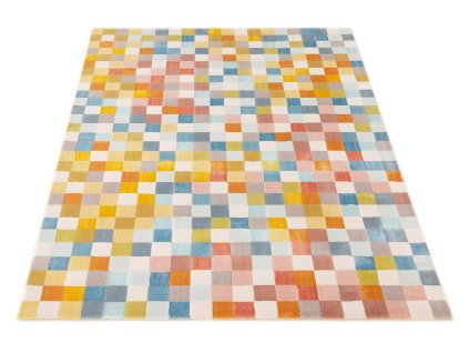 Moderní kusový koberec Osta Bloom 466116 AK991 Mozaika Kostky vícebarevný5