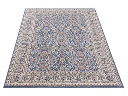 Kusový koberec vlněný Osta Diamond 7277 900 Klasický modrý béžový5