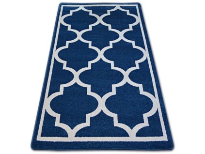 Kusový koberec SKETCH F30 modrý2