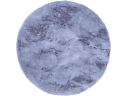 Moderní kulatý koberec Angelo Světle modrý