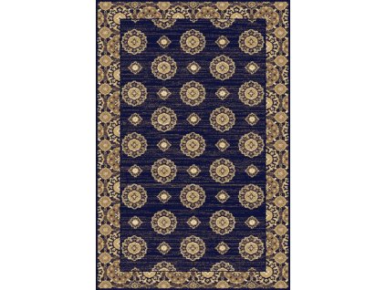 Klasický kusový koberec Agnella Adel Berisso Granat modrý
