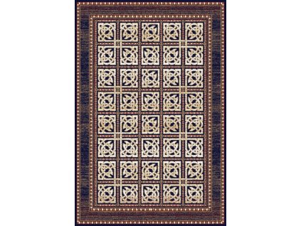 Klasický kusový koberec Agnella Adel Plekti Granat modrý