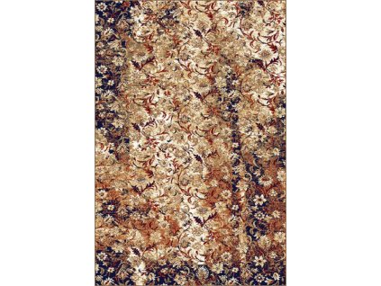 Moderní kusový koberec Agnella Adel Raj Toffi Květy béžový