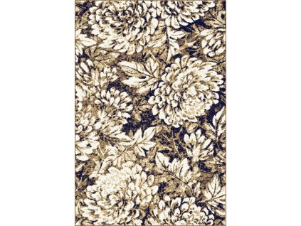 Moderní kusový koberec Agnella Adel Sonik Muszkat Květy béžový