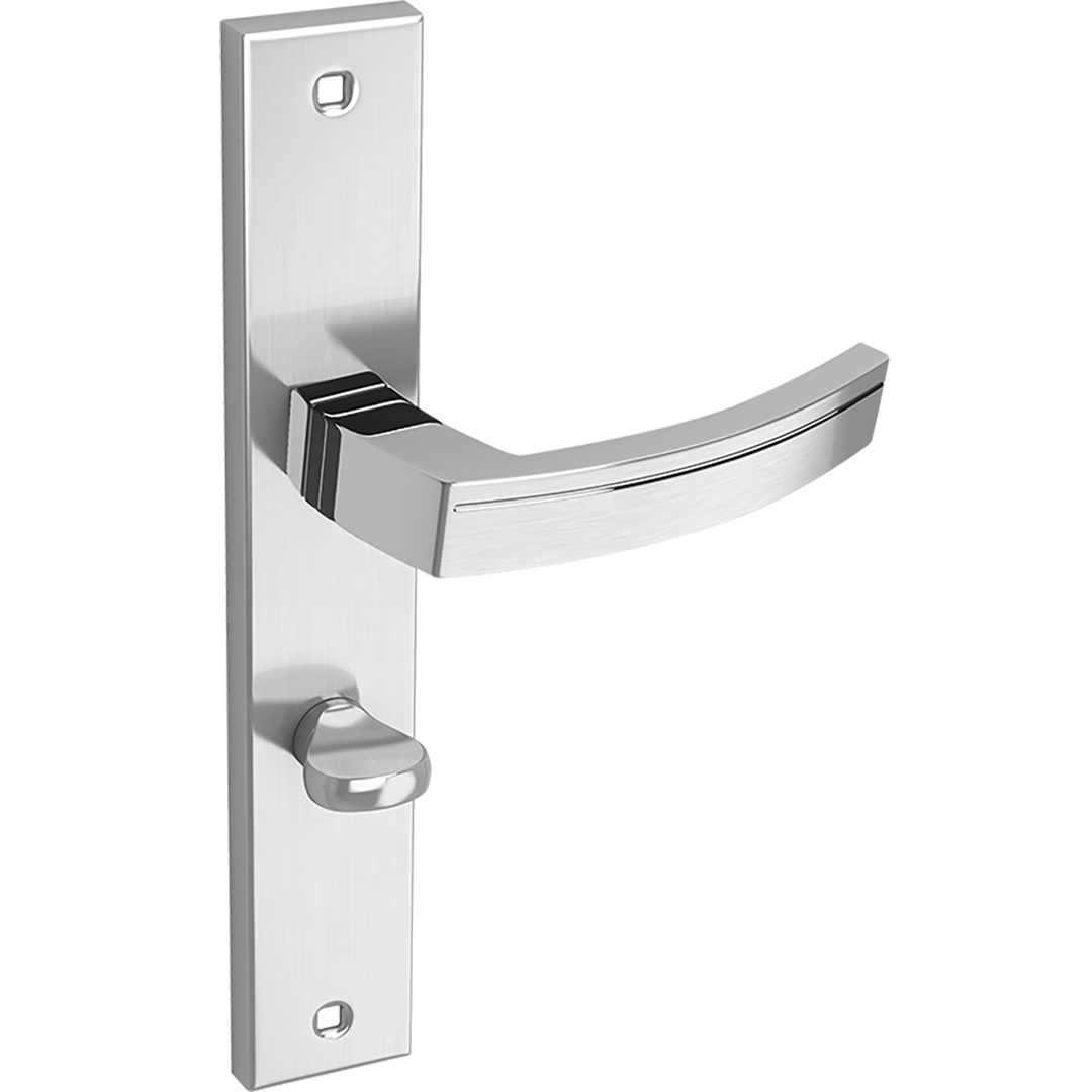 Kuchinox Dveřní kování PARVA wc satina chrom 72 mm