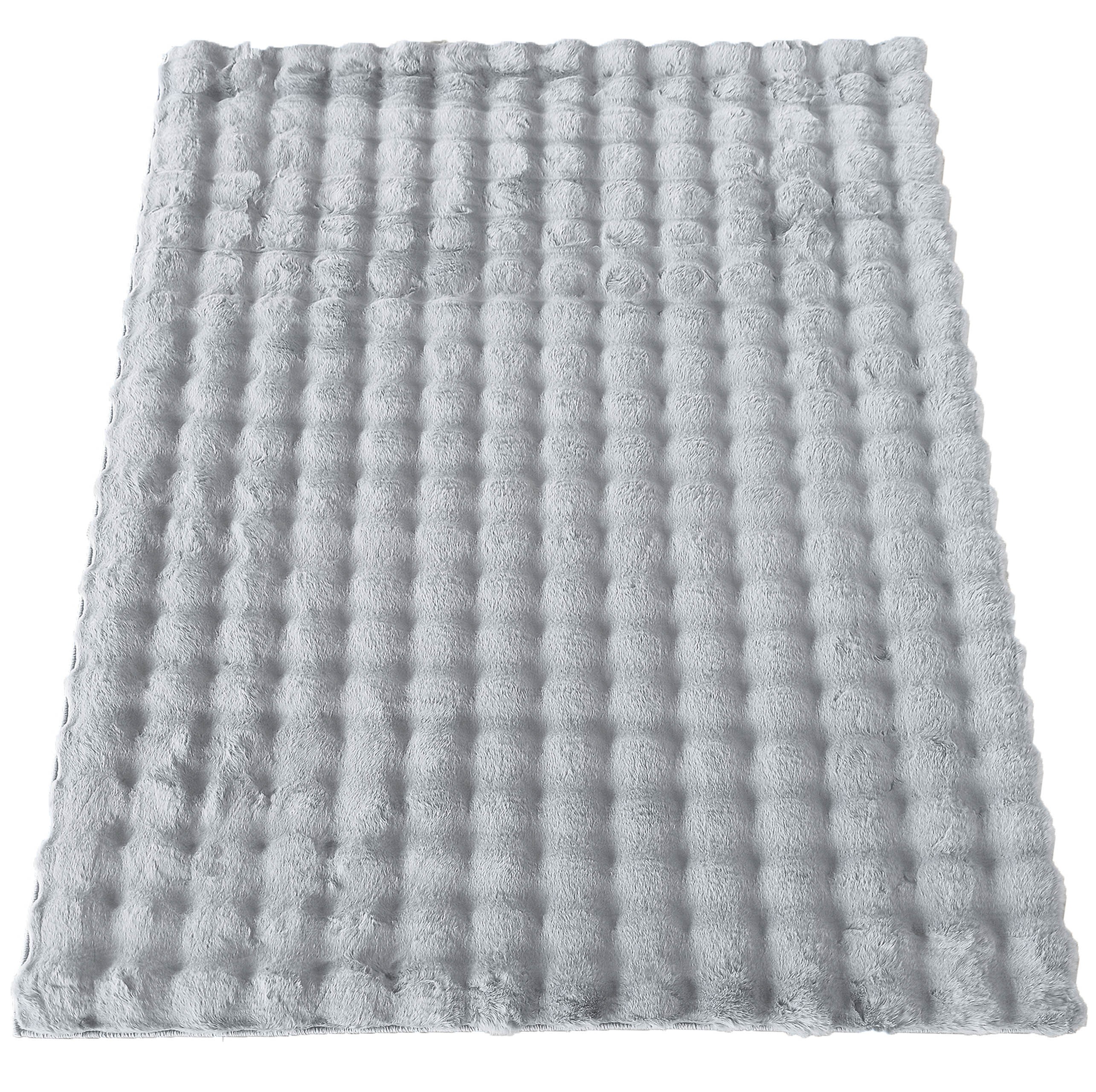 Kobercový ráj Kobercový ráj Kusový koberec jednobarevný MERLIN 3D Šedý Rozměr: 120x170 cm