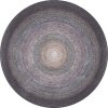 Kulatý koberec vlněný Agnella Calisia Aiko Vřesový šedý béžový