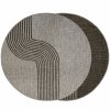 Kulatý sisalový koberec oboustranný Brussels 205631/11020 Moderní šedý grafitový
