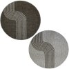 Kulatý sisalový koberec oboustranný Brussels 205631/11020 Moderní šedý grafitový