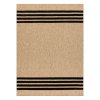 Kusový koberec Sisalový SPARK 0689 Proužky béžový černý1