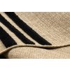 Kusový koberec Sisalový SPARK 0689 Proužky béžový černý9