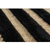 Kusový koberec Sisalový SPARK 0689 Proužky béžový černý7