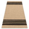 Kusový koberec Sisalový SPARK 0689 Proužky béžový černý