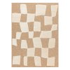 Kusový koberec Sisalový SPARK 0710A Geometrický béžový krémový1