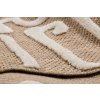 Kusový koberec Sisalový SPARK 0711A Bludiště Labyrint béžový krémový10