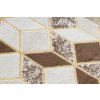 Moderní kusový koberec MEFE B400 Kostky 3D krémový béžový3