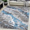 Kusový koberec moderní MAYA Q543C šedý modrý bílý11