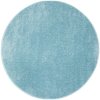 Kulatý dětský koberec Lima 2081A Jednobarevný modrý