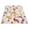 Vlněný kusový koberec moderní Lima Brena Trojúhelníky vícebarevný7
