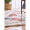 Vlněný kusový koberec moderní Lima Brena Trojúhelníky vícebarevný12