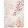 Kusový koberec GOLDEN NA37F Listí Moderní krémový