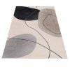 Moderní kusový koberec LUCY NP33B krémový béžový černý3