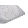 Koupelnová předložka 1001 Stopa (6213) MONO 1PC Šedá2