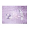 Dětský kusový koberec vhodný k praní BAMBINO 41960 Baletka protiskluzový fialový1