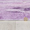 Dětský kusový koberec vhodný k praní BAMBINO 41960 Baletka protiskluzový fialový13