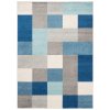 Kusový koberec LAZUR C574B Kostky šedý modrý4