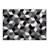 Kusový koberec moderní MAYA Q545A Kostky 3D tmavě šedý1