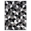 Kusový koberec moderní MAYA Q545A Kostky 3D tmavě šedý7