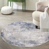 Kulatý koberec PORTLAND G512B Moderní bílý modrý10