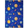 Dětský kusový koberec Galaxy Vesmír Planety modrý